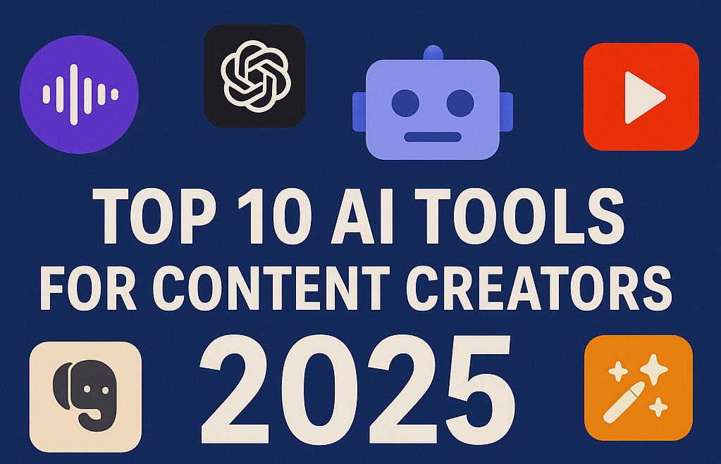 con π₯ Top 10 AI Tools Every Content Creator Needs in 2025 (With Free Options!)